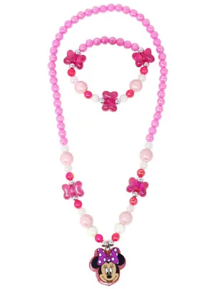 Minnie Mouse Girls Disney Costume Jewellery Set