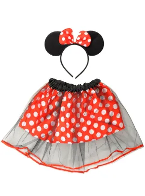 Minnie Mouse Girls Headband and Tutu Set