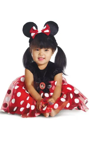Minnie Mouse Infant Girls Disney Baby Fancy Dress Costume