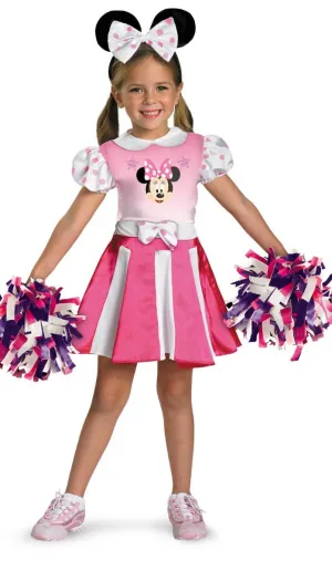 Minnie Mouse Toddler Girls Pink Cheerleader Costume