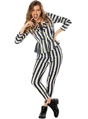Miss Beetlejuice Deluxe Womens Halloween Costume