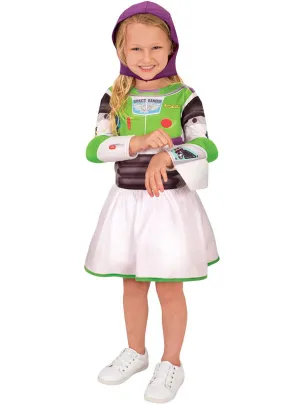 Miss Buzz Lightyear Girls Deluxe Toy Story Costume