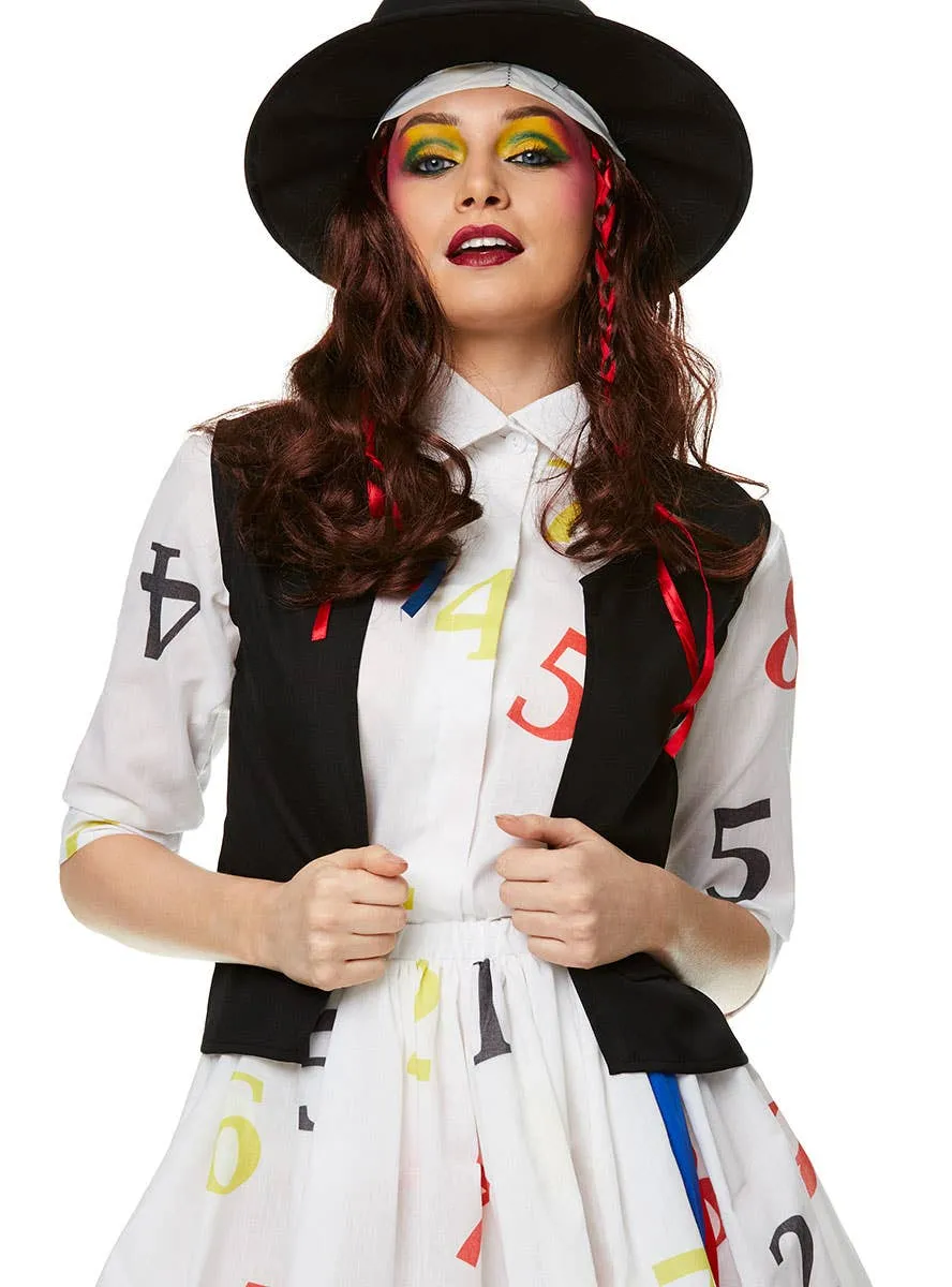 Miss George Womens 80s Pop Star Dress Up Costume