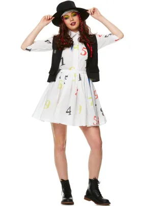 Miss George Womens 80s Pop Star Dress Up Costume