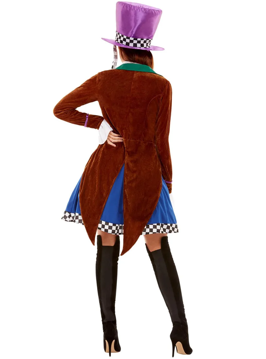 Miss Mad Hatter Womens Alice In Wonderland Costume