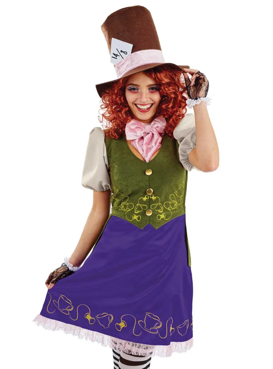 Miss Madness Womens Wonderland Hatter Costume