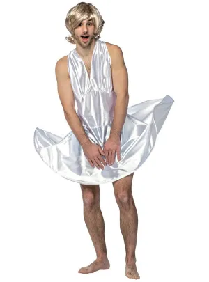 Miss Manroe Mens Funny Fancy Dress Costume