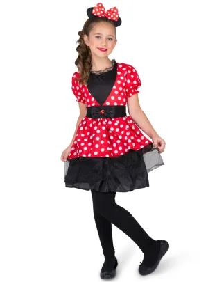 Miss Mouse Girls Red Polka Dot Book Week Costume