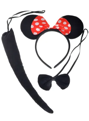 Miss Mouse Kids Costume Accessory Set