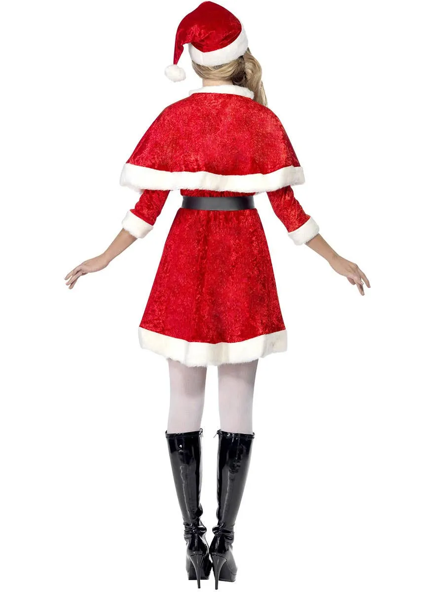 Miss Santa Womens Velvet Christmas Costume