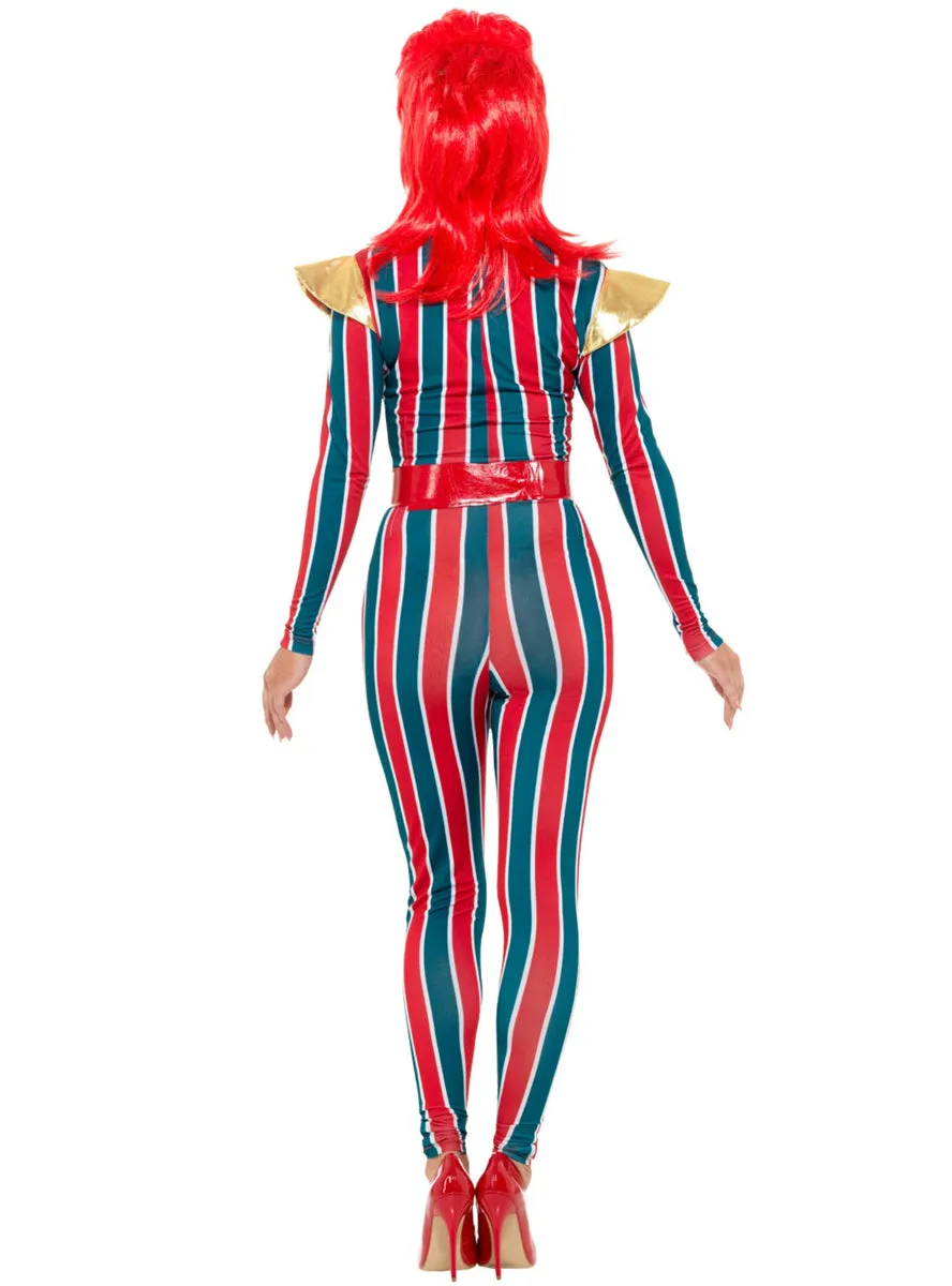 Miss Space Superstar Womens 70s David Bowie Costume