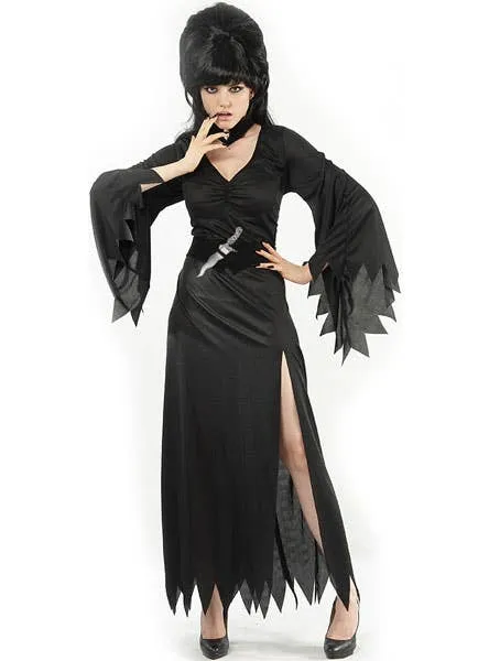 Mistress of Darkness Womens Elvira Inspired Halloween Costume