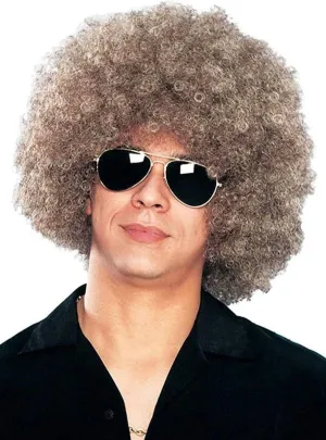 Mixed Blonde Unisex Afro Costume Wig