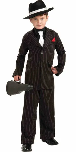 Mob Boss 1920s Gangster Boys Costume