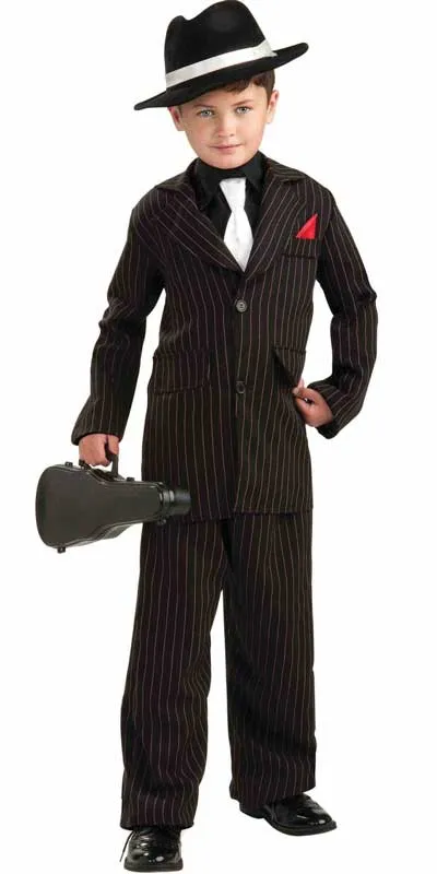 Mob Boss 1920s Gangster Boys Costume