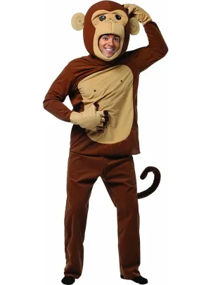 Monkeying Around Adults Brown Monkey Costume