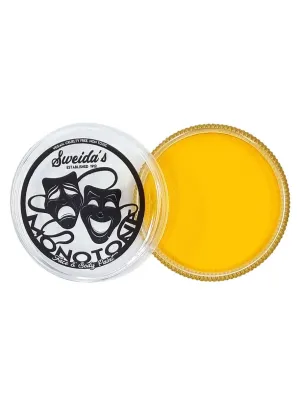 Monotone Bright Yellow Greasepaint Face and Body Paint Makeup