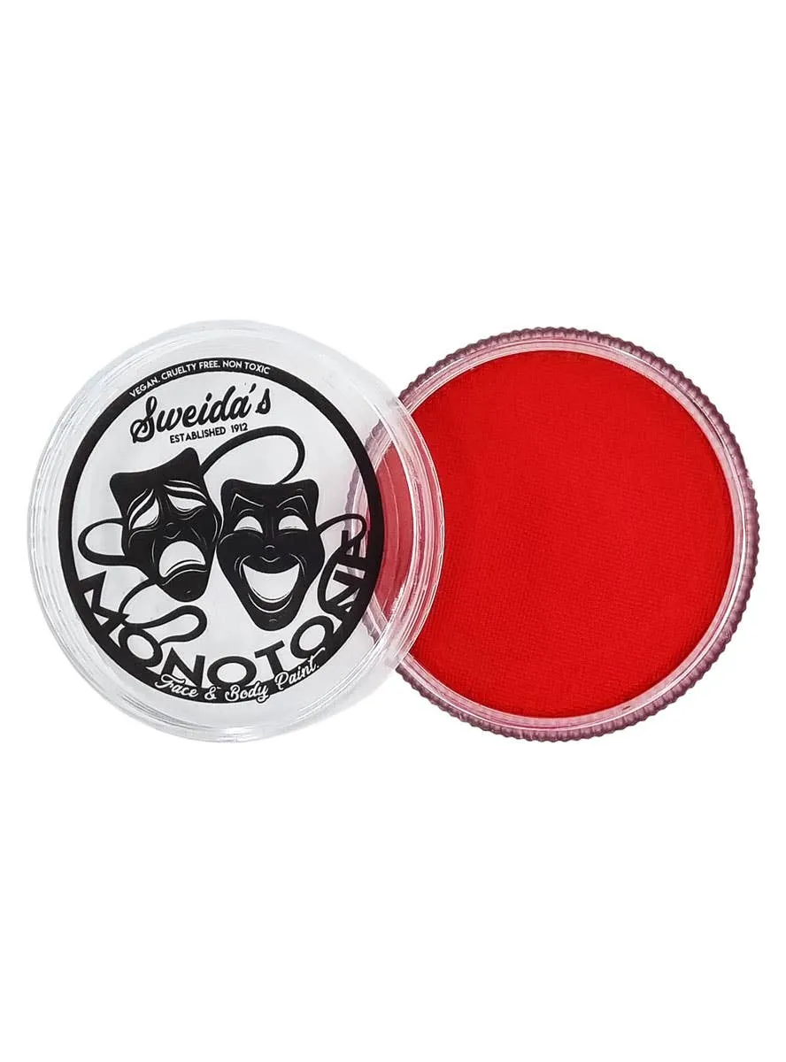 Monotone True Red Greasepaint Face and Body Paint Makeup