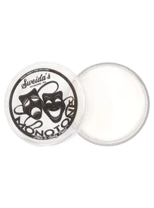 Monotone White Greasepaint Face and Body Paint Makeup