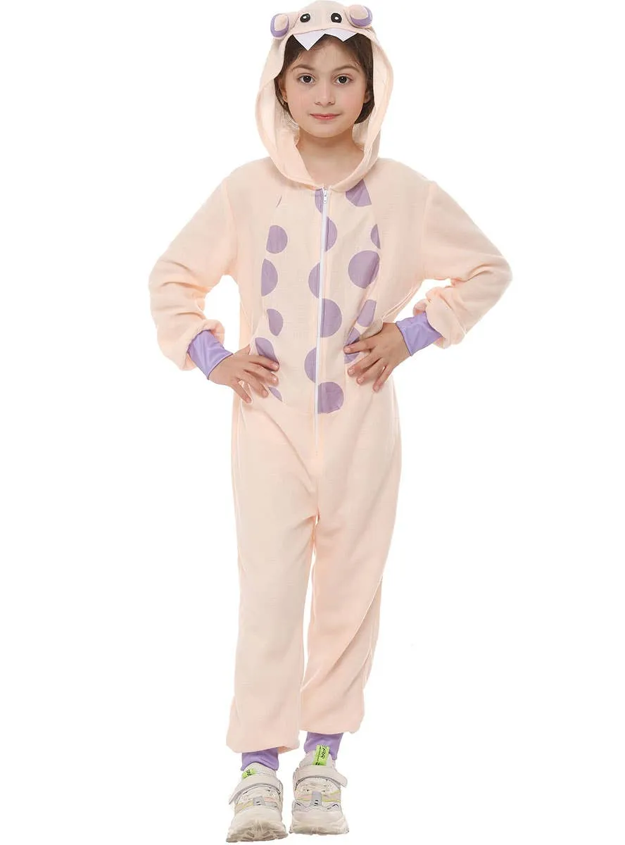 Monster Girls Pink and Purple Onesie Costume