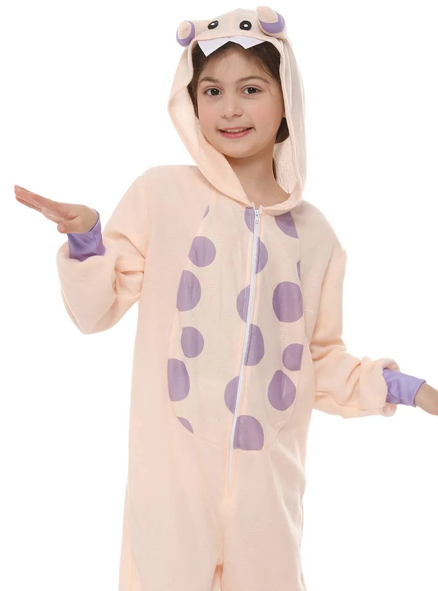 Monster Girls Pink and Purple Onesie Costume