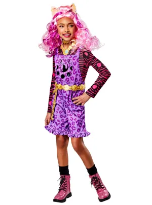 Monster High Deluxe Girls Clawdeen Wolf Costume