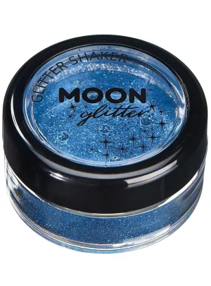 Moon Glitter Blue Loose Glitter Shaker