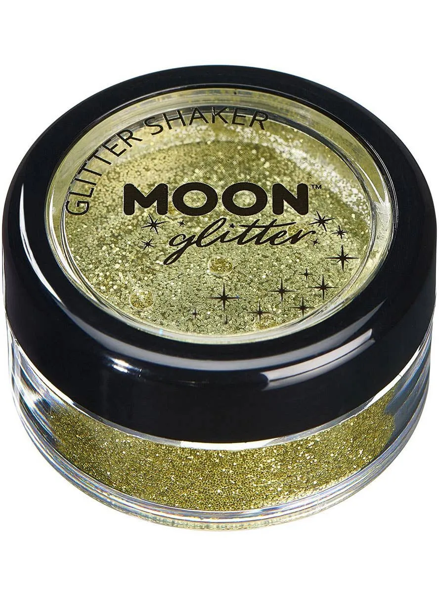 Moon Glitter Gold Loose Glitter Shaker