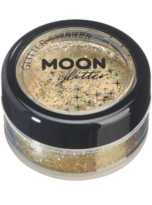 Moon Glitter Holographic Gold Loose Glitter Shaker