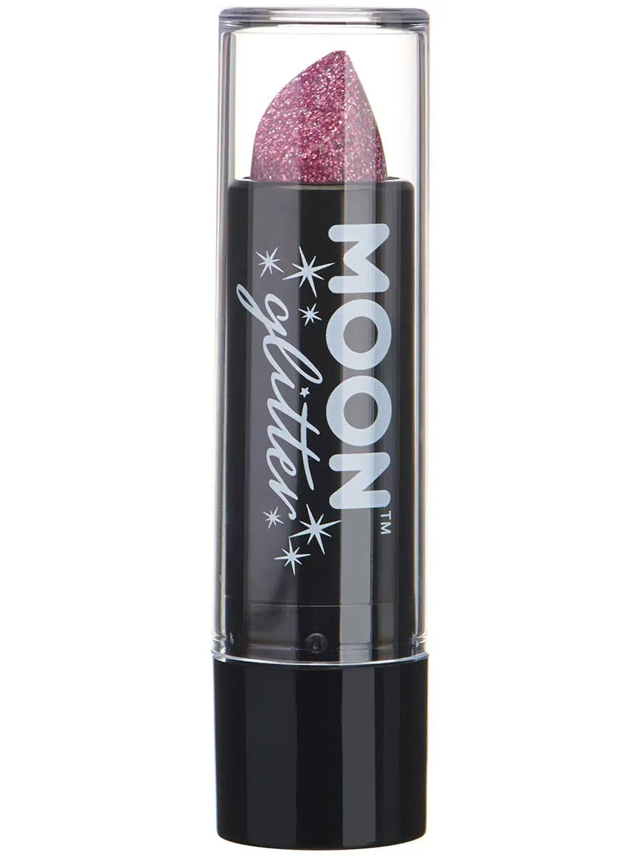 Moon Glitter Holographic Pink Glitter Lipstick