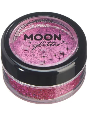 Moon Glitter Holographic Pink Loose Glitter Shaker