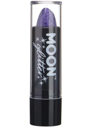 Moon Glitter Holographic Purple Glitter Lipstick