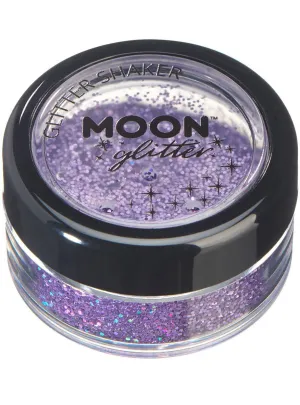 Moon Glitter Holographic Purple Loose Glitter Shaker