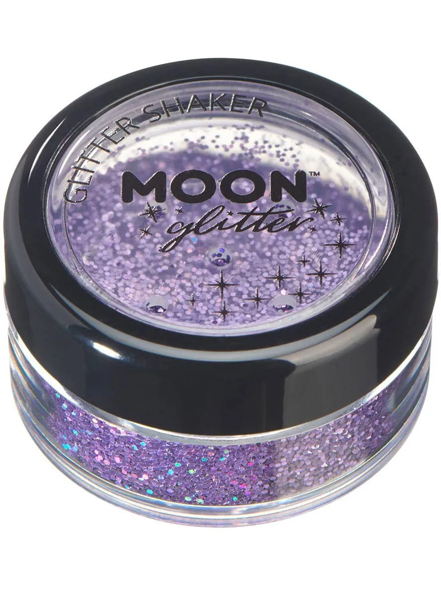 Moon Glitter Holographic Purple Loose Glitter Shaker