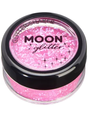 Moon Glitter Iridescent Pink Loose Glitter Shaker