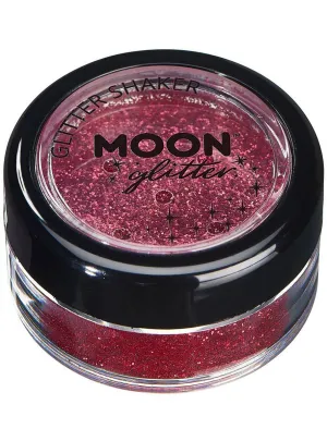 Moon Glitter Red Loose Glitter Shaker