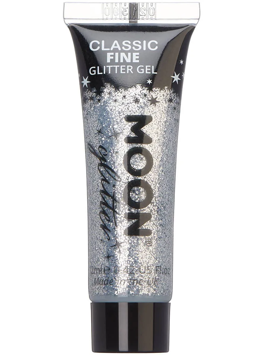 Moon Glitter Silver Classic Fine Glitter Gel