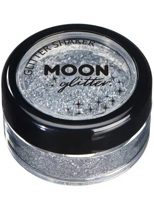 Moon Glitter Silver Loose Glitter Shaker