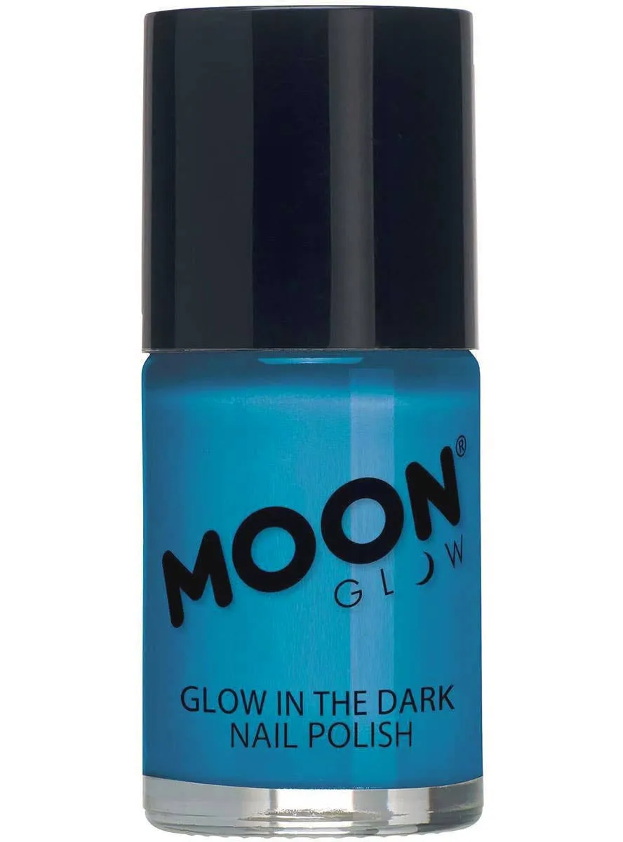 Moon Glow Blue Glow in the Dark Nail Polish