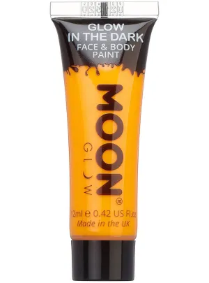 Moon Glow Orange Glow In The Dark Cream Face Paint