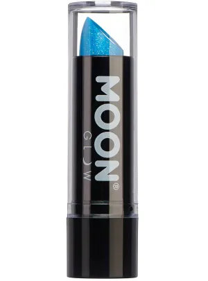 Moon Glow UV Reactive Blue Glitter Lipstick