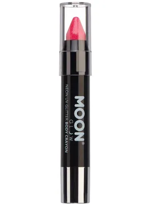 Moon Glow UV Reactive Hot Pink Glitter Makeup Stick