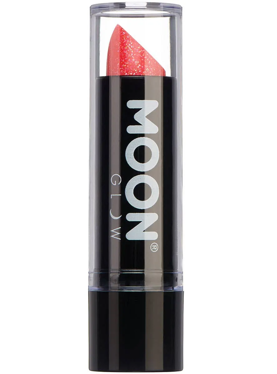 Moon Glow UV Reactive Magenta Glitter Lipstick