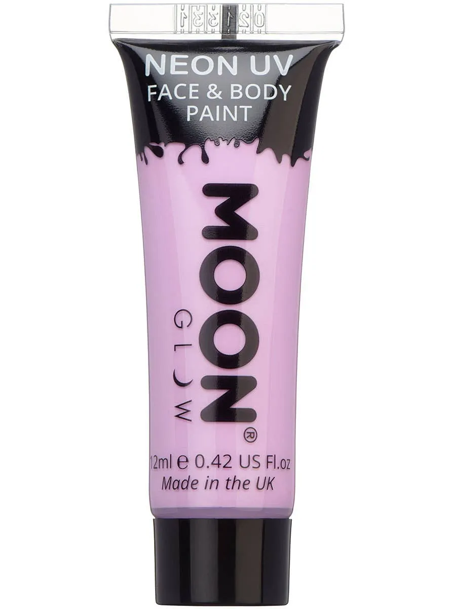 Moon Glow UV Reactive Pastel Lilac Cream Face Paint