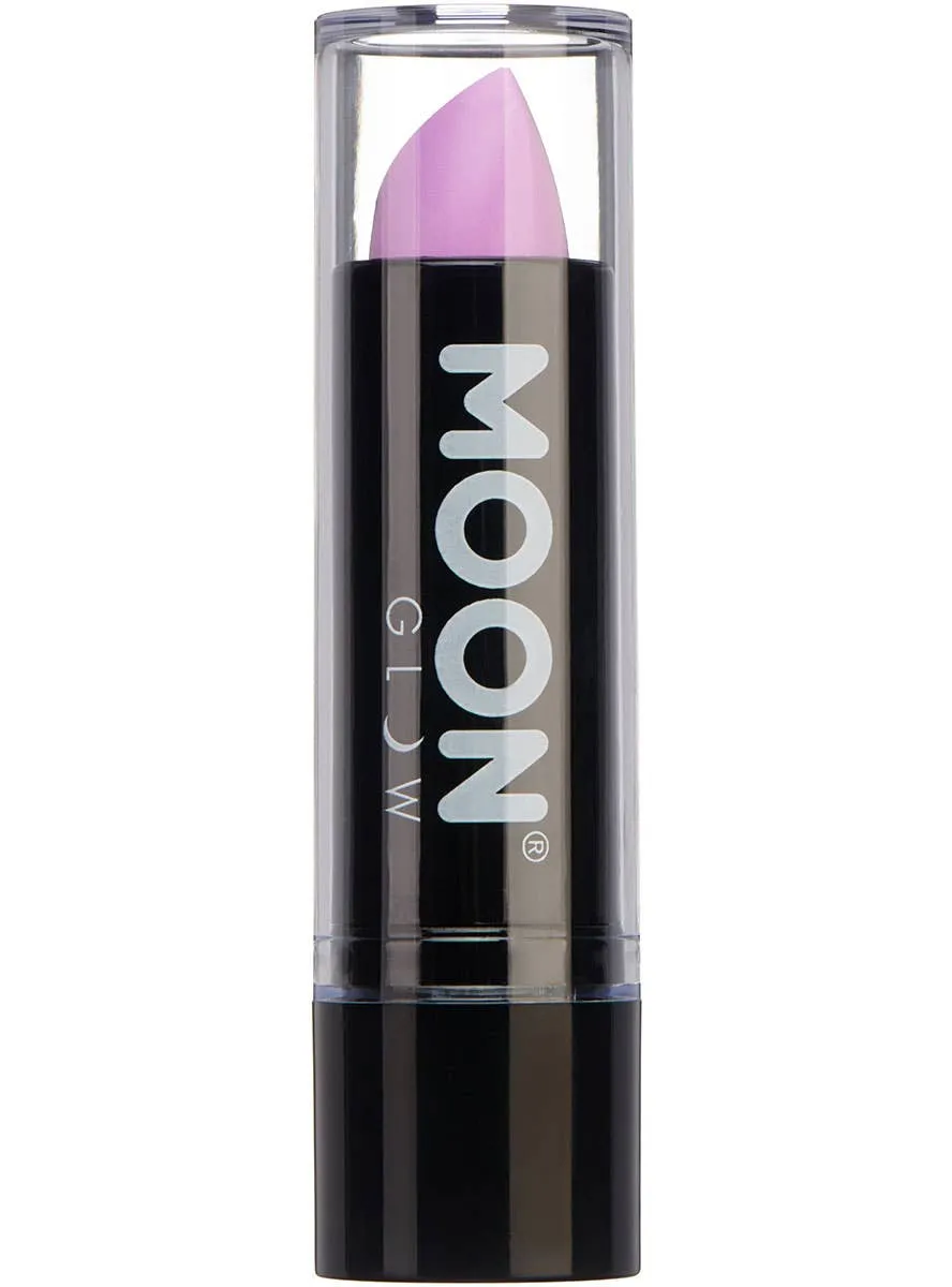 Moon Glow UV Reactive Pastel Lilac Lipstick