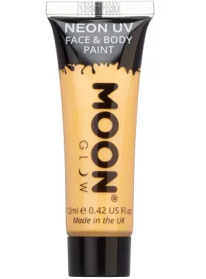 Moon Glow UV Reactive Pastel Orange Cream Face Paint