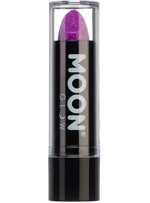 Moon Glow UV Reactive Purple Glitter Lipstick