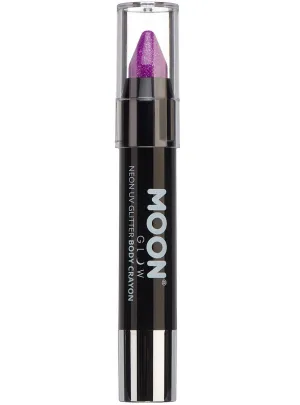 Moon Glow UV Reactive Purple Glitter Makeup Stick
