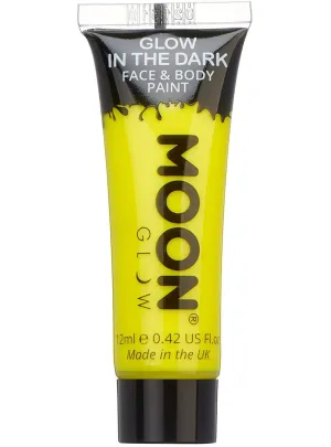 Moon Glow Yellow Glow In The Dark Cream Face Paint