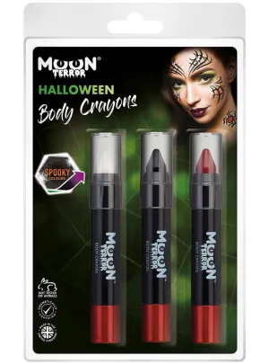 Moon Terror 3 Colour Halloween Makeup Sticks